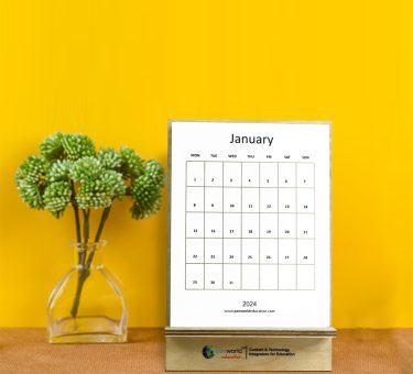 desk calendar