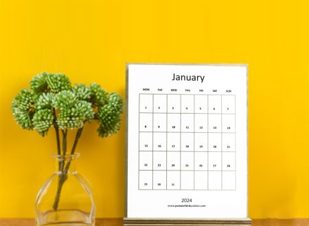 desk calendar